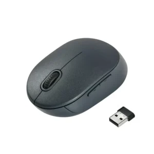 onn. Wireless Computer Mouse with Nano Receiver, 1600 DPI, Windows and Mac Compatible, USB Receiver, Gray