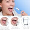 4 Pcs Tongue Scraper Cleaner Adults and Kids Stainless Steel Tongue Brush Metal Tongue Scraper Reduce Bad Breath with Travel Cases for Men Women Oral Mouth, Orange, Black, Green and Blue