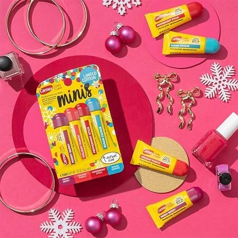 Carmex 4 Mini Tubes Daily Care Moisturizing SPF 15 Soft Lip Balm Limited Editio - Image 2