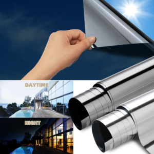 Ones Way Mirror Window Film Heat UV Reflective Privacy Tint Foil for Home Office