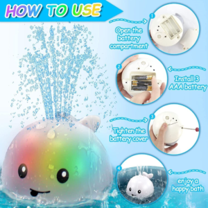 Baby Bath Toys for Toddlers 1 2 3 4 5 Years Old Boys and Girls Kids Gifts