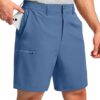 Pinkbomb Men's Golf Shorts with 6 Pockets Stretch Quick Dry Hiking Work Dress Shorts for Men