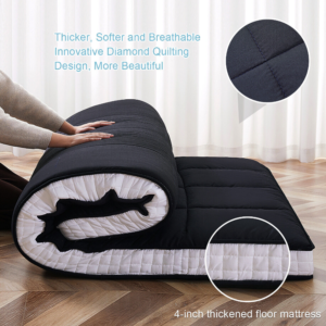 MOPHOTO Japanese Floor Mattress Folding Camping Mattress Kid Sleeping Pad 80x39