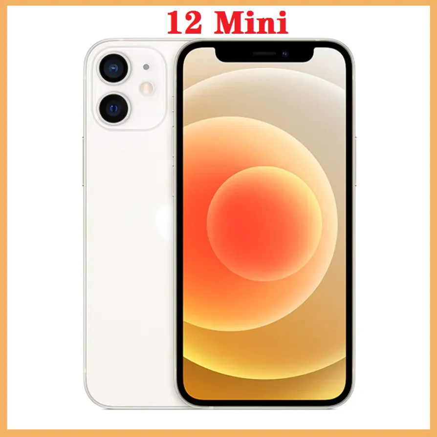 Original iPhone 12 Mini 5G Mobile phone 4GB&64/128GB IOS A14 Bionic Hexa Core 5.4'' screen 12MP iphone12mini Cellphone