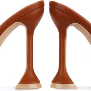 Cape Robbin Lithe Sexy High Heels for Women, Square Open Toe Shoes Heels