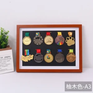 Medal Frame Marathon Medal Storage Display Frame Wall-Mounted Medal Award Flower Balance Car Display Gold Medal Frame Table