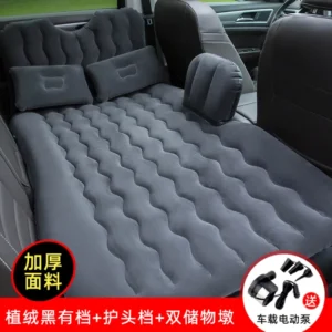 Car Inflatable Bed Car Inflatable Bed Rear Row Sleeping Mat Travel Bed Car Rear Seat Mattress SUV Air Cushion Bed Universal