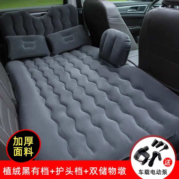 Car Inflatable Bed Car Inflatable Bed Rear Row Sleeping Mat Travel Bed Car Rear Seat Mattress SUV Air Cushion Bed Universal - Image 3