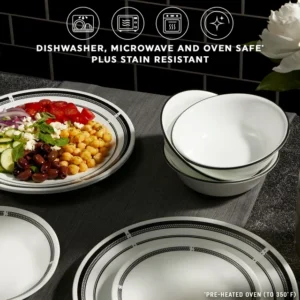Corelle Brasserie 12-pc Dinnerware Set, Serves 4