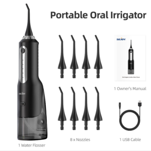SEJOY Water Flosser Oral Irrigator & Sonic Electric Toothbrush Dental Cleaner