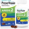 PreserVision AREDS 2 Eye Vitamins, #1 Eye Doctor Recommended Brand, Lutein and Zeaxanthin Supplement with Vitamin C, Vitamin E, Zinc, and Copper, 120 Softgels