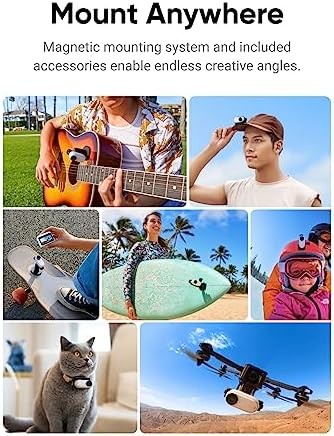Insta360 GO 3 (64GB) – Small & Lightweight Action Camera, Portable and Versatile, Hands-Free POV, Mount Anywhere, Stabilization, Multifunctional Action Pod, Waterproof, for Travel, Sports, Vlog - Image 5