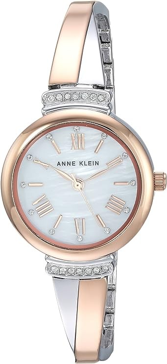 Anne Klein Women's Premium Crystal Accented Bangle Watch Set, AK/2245 - Image 2