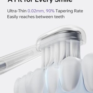 Laifen Toothbrush Heads, 3 Count Replacement Toothbrush Heads for Adults, Compatible with Laifen Wave Electric Toothbrush (Gum Care, Transparent) Visit the Laifen Store