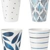 Lenox Blue Bay Melamine Assorted Tumblers, Set of 4, 1.05 LB, 0