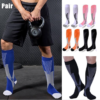 Copper Compression Socks Running Anti Fatigue Graduated Travel Flight Sleeve