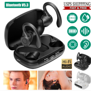 Wireless Bluetooth 5.3 Headset TWS Earphones Earbuds Stereo Headphones Ear Hook