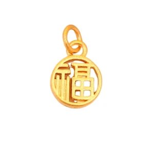 TAKA Jewellery 999 Pure Gold Mini Blessing Pendant