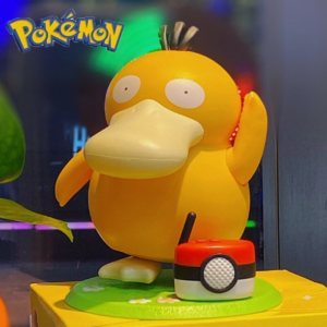 KFC Dancing Psyduck Swing Sounding Toy Music Box Figure Children Gift Box Set