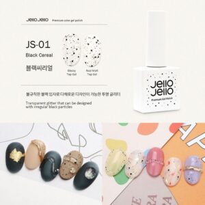 Jello Jello Glitter Gel Nail Polish 2 Color Set K-Beauty