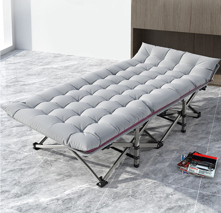 SLSY Folding Cot Bed Rollaway Bed With Mattress Carry Bags Rollaway Cot 600 LBS - Image 2