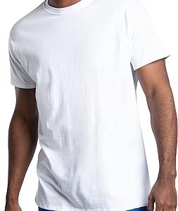 Fruit of the Loom Men's Eversoft Cotton Stay Tucked Crew T-Shirt