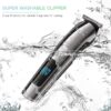 Brightup Beard Trimmer for Men - 19 Piece Mens Grooming Kit with Hair Clippers, Electric Razor, Shavers for Mustache, Body, Face, Ear, Nose Hair Trimmer, Gifts for Men, USB Rechargeable & LCD Display