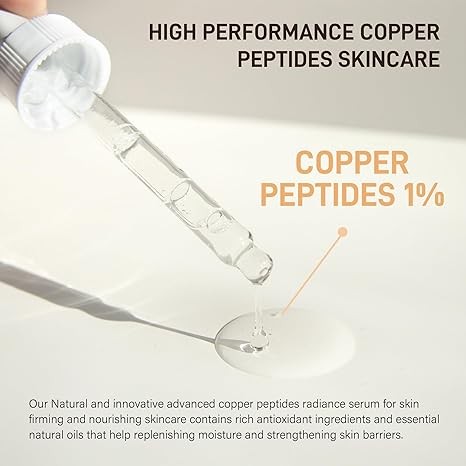 Original peptides serum for face : "Buffet" + Copper Peptides 1% improving the appearance of fine and dynamic lines Skin smoothness and firmness 30ML bottle - Image 3