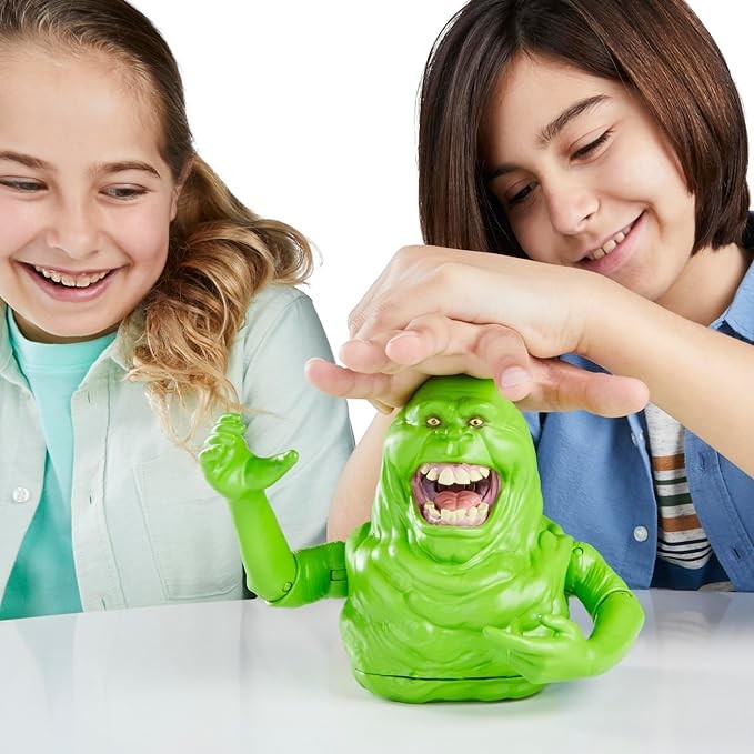 Ghostbusters Squash & Squeeze Slimer Animatronic Toy, 40+ Sound Effects, Interactive 7-Inch Green Ghost, Toys for Ages 4+ - Image 2