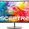Sceptre Curved 24-inch Gaming Monitor 1080p R1500 98% sRGB HDMI x2 VGA Build-in Speakers, VESA Wall Mount Machine Black (C248W-1920RN Series)