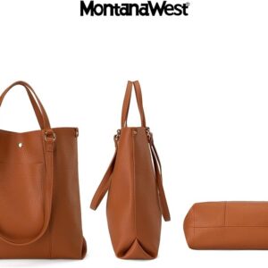 Montana West Tote Bag for Women Purses and Handbags Top Handle Satchel Bag Large Shoulder Handbag