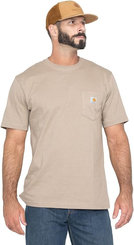 Carhatt Mens Loose Fit Heavyweight ShortSleeve Pocket TShirt - Image 3