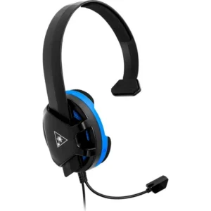 Turtle Beach Recon Chat PlayStation Headset – PS5, PS4, Xbox Series X, Xbox Series S, Xbox One, Nintendo Switch, Mobile, & PC with 3.5mm – Glasses Friendly, High-Sensitivity Mic - Black