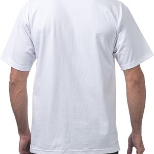 Pro Club Men's 3-Pack Heavyweight Cotton Short Sleeve Crew Neck T-Shirt