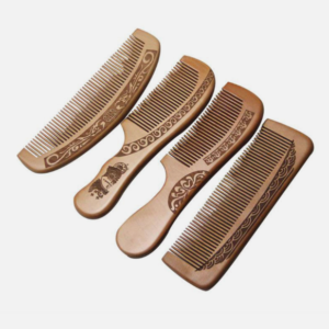 Peach Wood Healthy Massage Anti-Static Comb Hair Care Tool Beauty