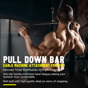 Fitness LAT and Lift Pulley System Gym - Upgraded LAT Pull Down Cable Machine