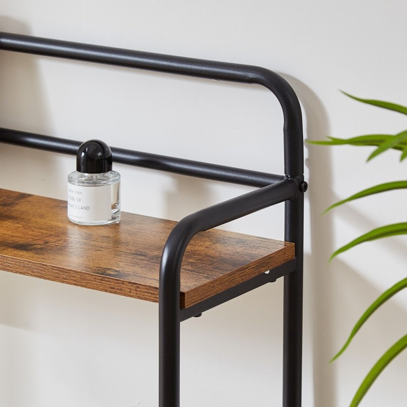 Over-the-Toilet Storage Stand Shelf Rack Space Saver Bathroom Metal Organizer - Image 2