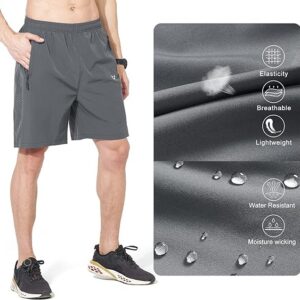 NORTHYARD Men's Athletic Running Shorts Quick Dry Workout Shorts 7"/ 5"/ 9" Lightweight Sports Gym Basketball Shorts Hiking