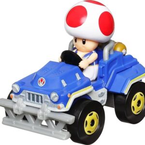 Hot Wheels The Super Mario Bros. Movie Track Set, Jungle Kingdom Raceway Playset with Mario Die-Cast Toy Car Inspired by The Film