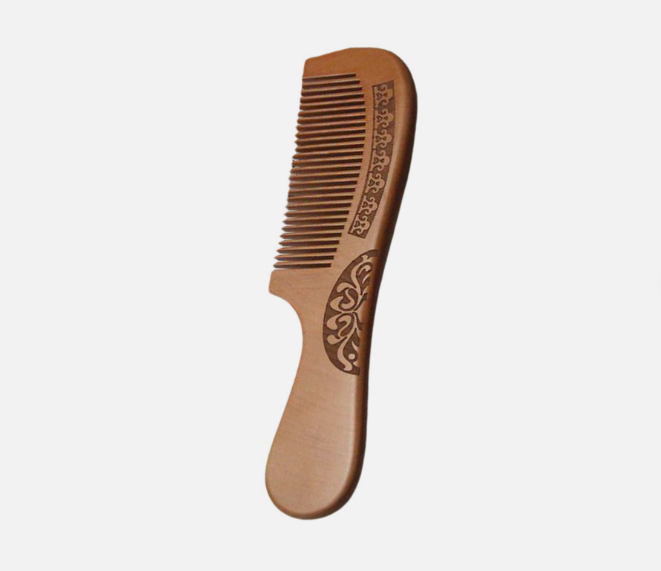 Peach Wood Healthy Massage Anti-Static Comb Hair Care Tool Beauty - Image 5