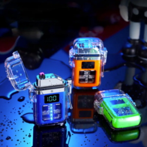 Electric Double Arc Lighter Plasma USB Outdoor Windproof Rechargeable Waterproof