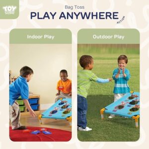 TOY Life Bean Bag Toss Game, Outside Toys for Kids Ages 4-8, Kids Outside Toys, Outdoor Games for Kids 3-6, Kids Birthday Party Games, Kids Cornhole Game Set, Lawn Games for Kids, Easter Party Game
