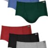 Hanes Men's Underwear Briefs, Mid-Rise, Moisture-Wicking, 6-Pack