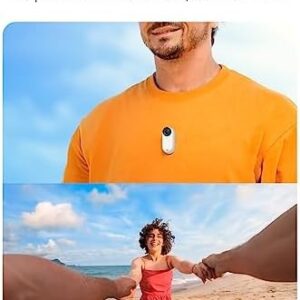 Insta360 GO 3 (64GB) – Small & Lightweight Action Camera, Portable and Versatile, Hands-Free POV, Mount Anywhere, Stabilization, Multifunctional Action Pod, Waterproof, for Travel, Sports, Vlog